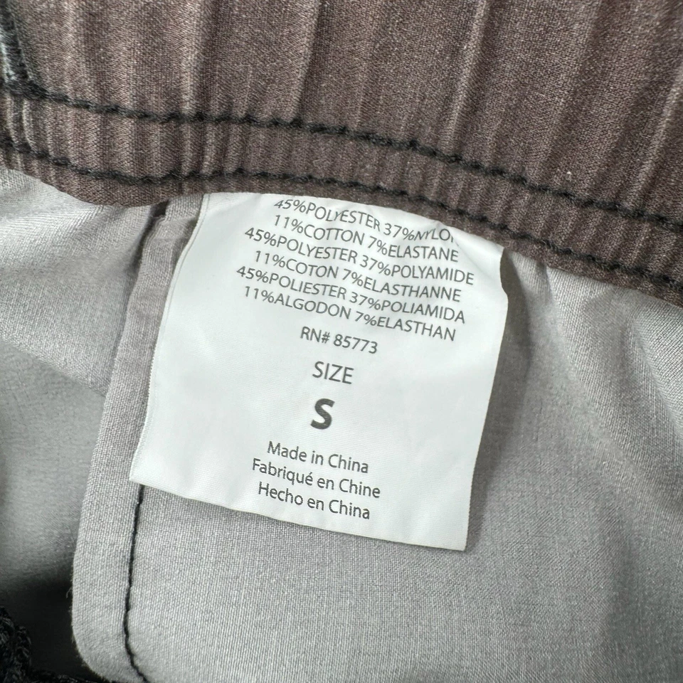 Bermuda de natação O’neill híbrida masculina pequena tingida marrom laranja náilon Y2K - Imagem 4 de 4