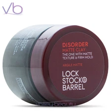 Lock Stock & Barrel Disorder Matte Clay | Firm Hold and Natural Shine for Men