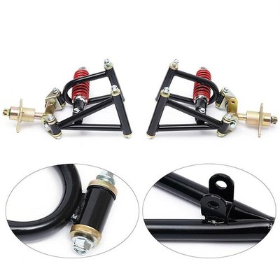 CNCEST Front Suspension Swingarm Assembly, Diy Parts Buggy Electric Atv Go Kart