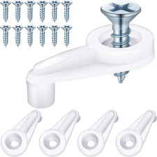 50 Pack Glass Retainer Clips Kit, Mirror Holder Glass Cabinet Clips 4 Mm with S