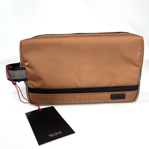 TUMI Travel Kit Medium Accessory Pouch Cider Sand