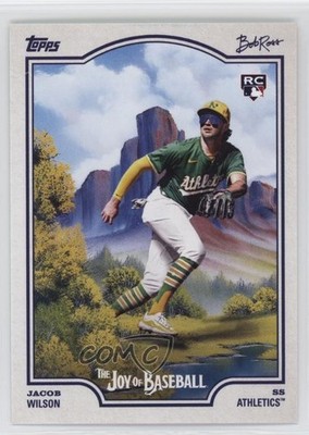 2025 Topps X Bob Ross The Joy of Baseball Jacob Wilson #88 15bk