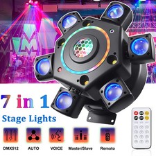 6 Arm Moving Head Light RGBW Beam Laser Disco Ball Light DJ Stage Lighting DMX