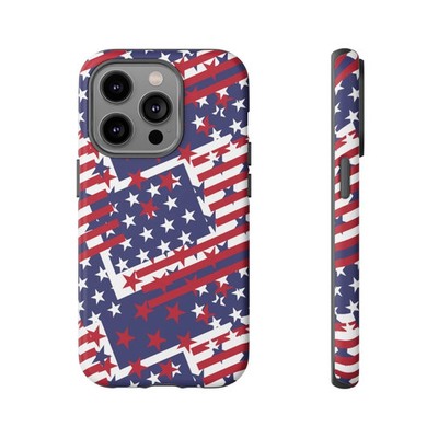 USA Stars And Stripes Phone Tough Case, 4th Of July Independence Day 