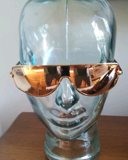 80s Brushed Gold SUNGLASSES GIANFRANCO FERRE ITALY GFF 0512 Mod GFF 19S