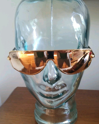 80s Brushed Gold SUNGLASSES GIANFRANCO FERRE ITALY GFF 0512 Mod GFF 19 S