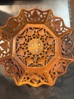 Vintage hand carved wood plate/intake bowl — photo 3