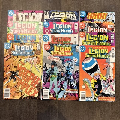 Legion of Super-Heroes VTG Bronze Age DC Comics Lot of 12 Mid Grade (VG+-VF)