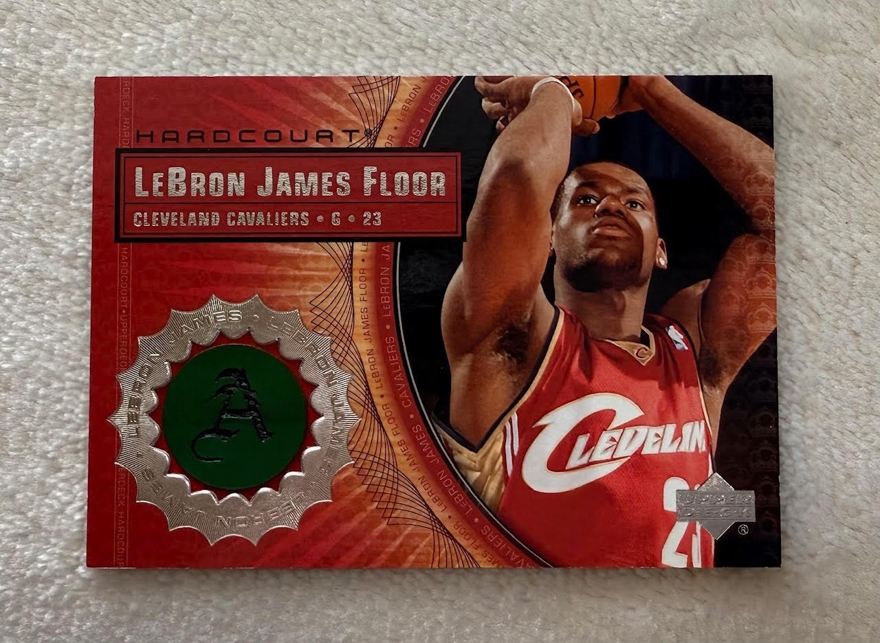 LeBron James 2003 Upper Deck Hardcourt #LB8 LeBron James Floor Rookie