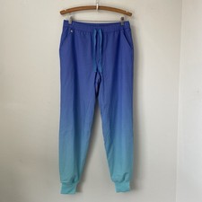 FIGS Women Scrub Pants Zamora freeX Jogger Ombre Horizon Blue size S Excellent