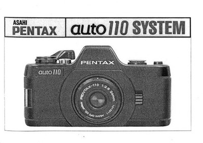 Asahi Pentax Auto 110 System SLR Camera Instruction Manual Reprint