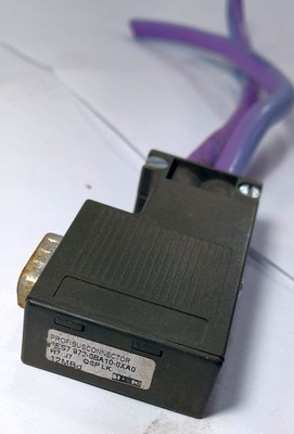 1 USED SIEMENS 6ES7 972-0BA 10-0XA0 PROFIBUS CONNECTOR ***MAKE OFFER***