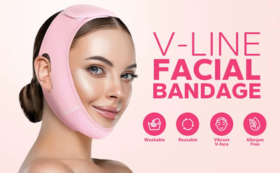 Gesicht V-Line Slim Lift Up Maske Doppelkinn Wangenreduzierer Abnehmen-Gürtelriemen Maske