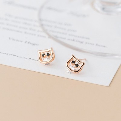 Night Owl Sterling Silver Stud Earrings | Hypoallergenic Nickel-Free