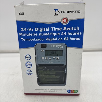 Intermatic DT101 24 Hour Dial Digital Electronic Controls New