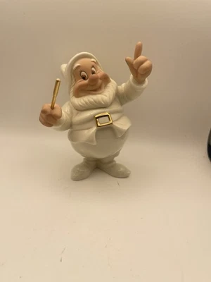 Lenox Classic Disney Serenade For Snow White HAPPY Conductor Figurine 5.5" Loose - Image 1 of 4