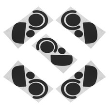 5 Sheets Gaming Feet Replacement Mouse Skates Pads Adhesive Computer Accessory
