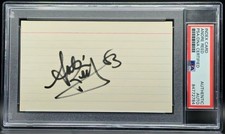 Andre Reed Autographed Index Card PSA/DNA CER...