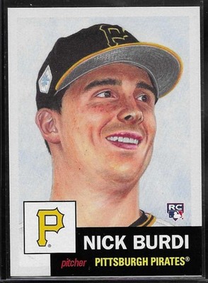 2019 TOPPS LIVING SET # 170 NICK BURDI RC Rookie Pittsburgh Pirates 2,873 PR c