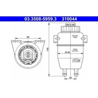 ATE AusgleichsbehÄLter BremsflÜSsigkeit Passend FüR BMW 1500-2000 1502-2002