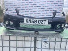 MERCEDES CCLASS SALOON 4DR MK3 2008 Tanzanite blue FRONT BUMPER MARKS