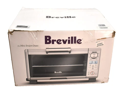 Breville Mini Smart Oven Stainless Steel Model BOV450XL Adjusts Heat READ