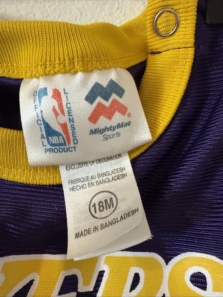 Los Angeles Lakers #34 Shaquille O’Neal Baby Toddler 18M One Piece