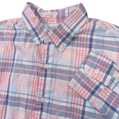 J Crew Mens Button Down Shirt M Regular Offshore Performance Multicolor Pastel