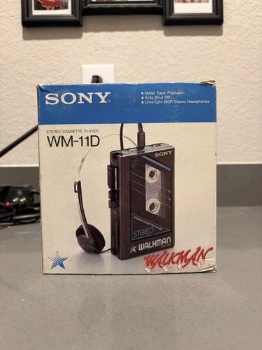 Sony Walkman WM-11D Cassette Player In Box With Accessories PLEASE READ!