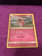Pokemon Card Tapu Lele Black Star Promo SM152 Pre Release Lost Thunder