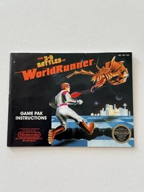 3-D WorldRunner [5 Screw] (Nintendo NES, 1987) No Glasses