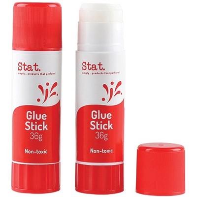 2 x Stat Glue Stick PVP Clear 36gm Large Non-Toxic