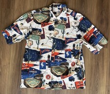 Reyn Spooner Houston Astros Hawaiian Shirt Classic Houston Legacy History Sz XL