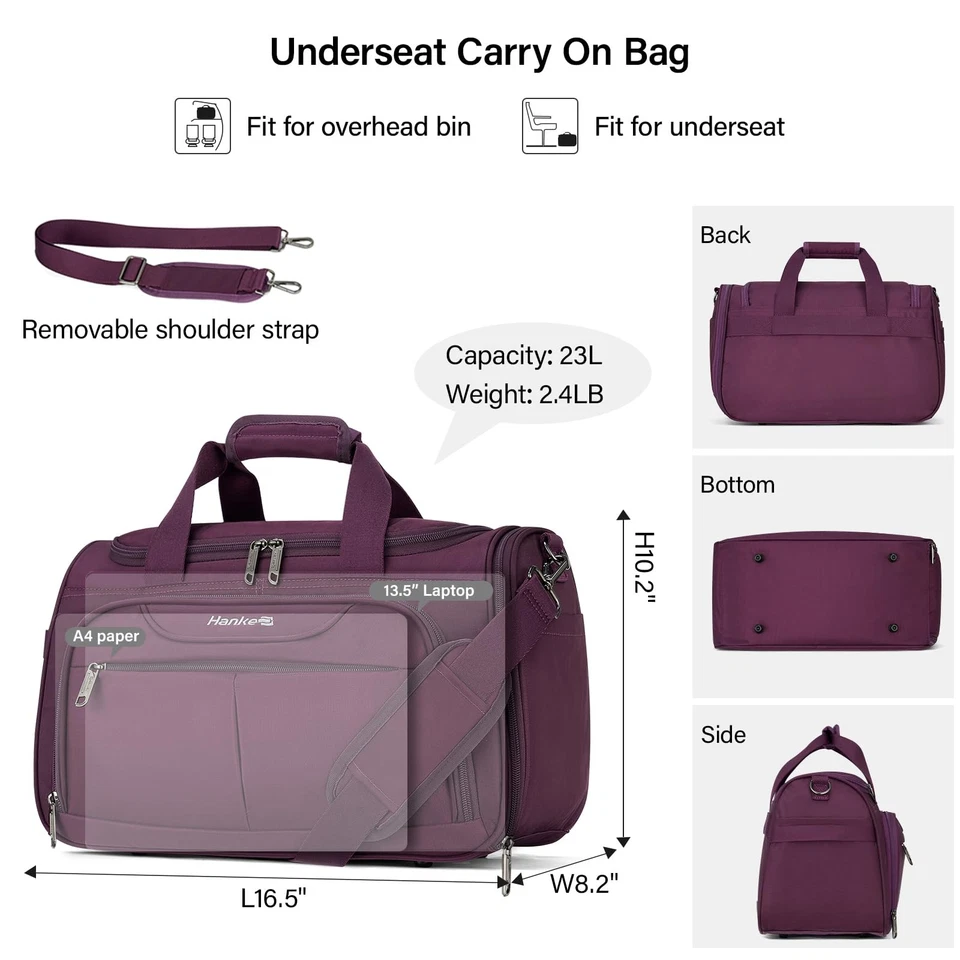 Под сиденьем ручная кладь сумки для путешествий, складные дорожные сумки для женщин, S... - Изображение 2 из 4