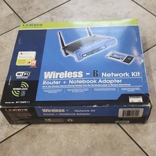 Linksys Wireless-B Network Kit Router  Notebook Adapter W11S4PC11