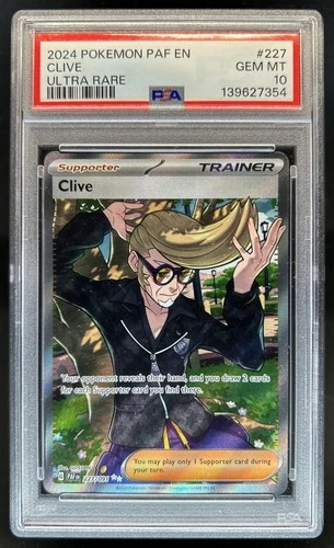 2024 Pokemon Paldean Fates Clive #227/091 PSA 10 GEM MINT