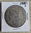 Morgan Silver Dollar $1 Coin 1885 New Orleans Mint Circulated Uncertified