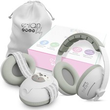 2-in-1 Baby Ear Muffs Noise Protection - Baby Headphones for Noise  Plane Tr...