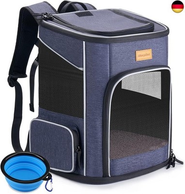 Morpilot Katzenrucksack Hunderucksack für Katzen und Kleine Hunde 7kg, Faltbare