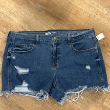 Old Navy, Women  s Boyfriend denim Shorts Size 12 NWT  
