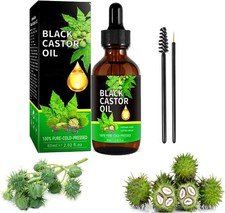 Aceite de Ricino y Castor Org nico Puro para 1 Fl Oz Pack of 1 , 1 Botella