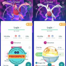 Pok mon PTC Go - Shiny Dynamax Lugia   Mini or Trade