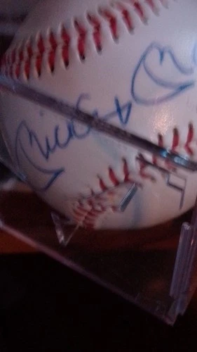 Mickey Mantle Autographed Baseball The Score Board Inc Authentication Original