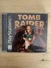 Tomb Raider II 2 Lara Croft Black Label Sony PlayStation PS1 Complete.