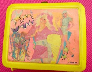 VINTAGE! 1986 HASBRO JEM LUNCHBOX WITHOUT THERMOS BY ALADDIN