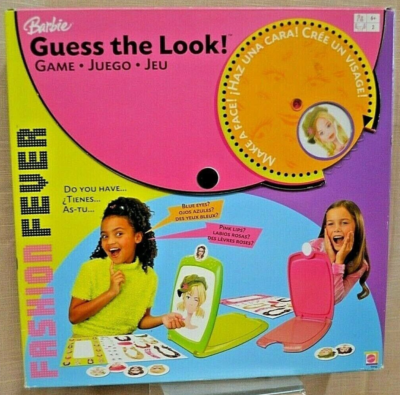 BARBIE GUESS THE LOOK FASHION FEVER GAME G9135 2004 *NEW* | eBay