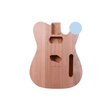 Electric Guitar Body Mahogany Wood Maple Wood Top Set in Heel Unfinished nice