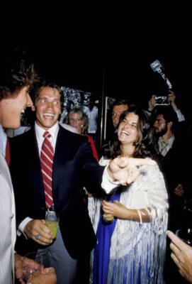 Arnold Schwarzenegger & Maria Shriver at Party For The 7th RFK - 1978 Old Photo
