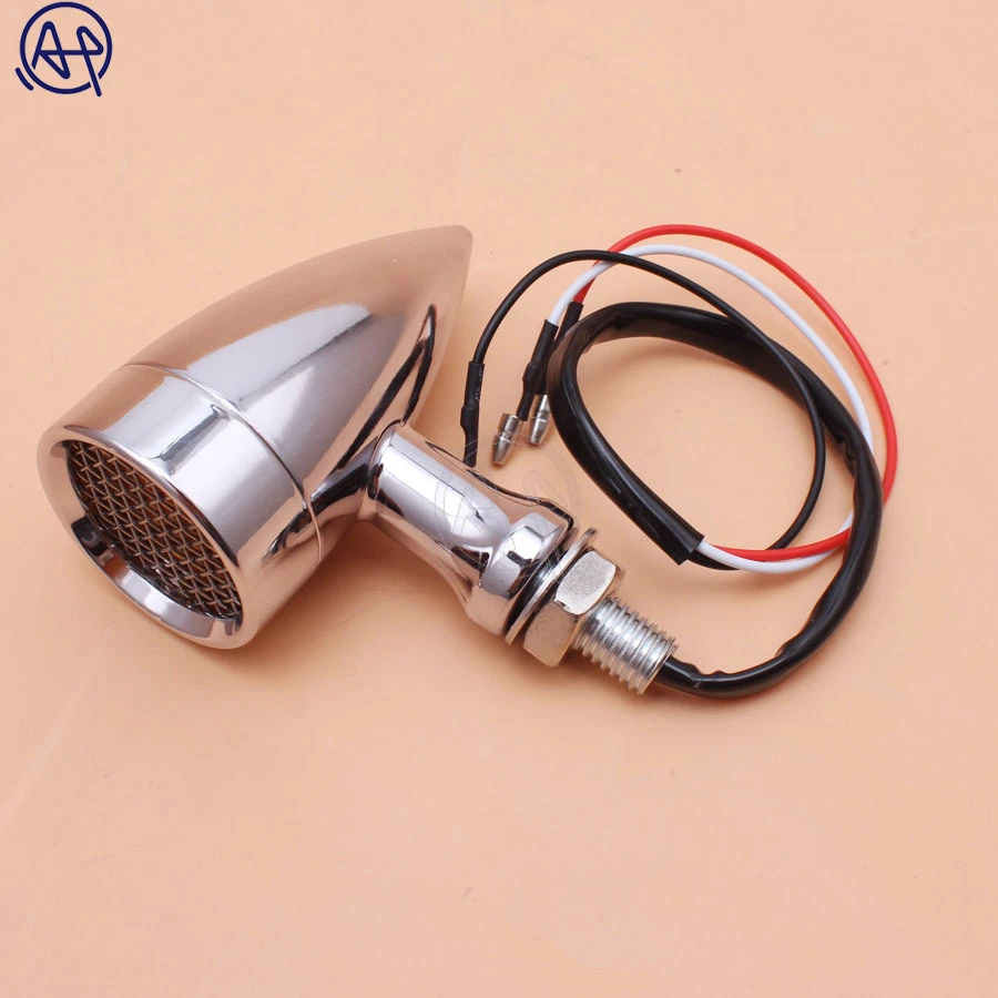 Luz LED ámbar universal 2 piezas luz de señal de giro freno luz de funcionamiento 10 mm Foto 4 de 4