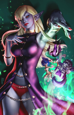 DARKSTALKERS: JEDAH #1 (JOSH BURNS EXCLUSIVE VARIANT B)(LIMITED 333) ~ UDON